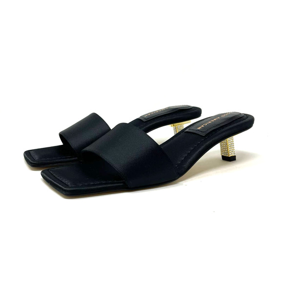 Good American Kickstand Slide Sandal Mules Black Size 6.5 GA117K-X - Picture 5 of 10